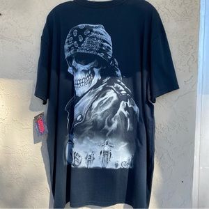Lethal Threat Skull theme shirt
